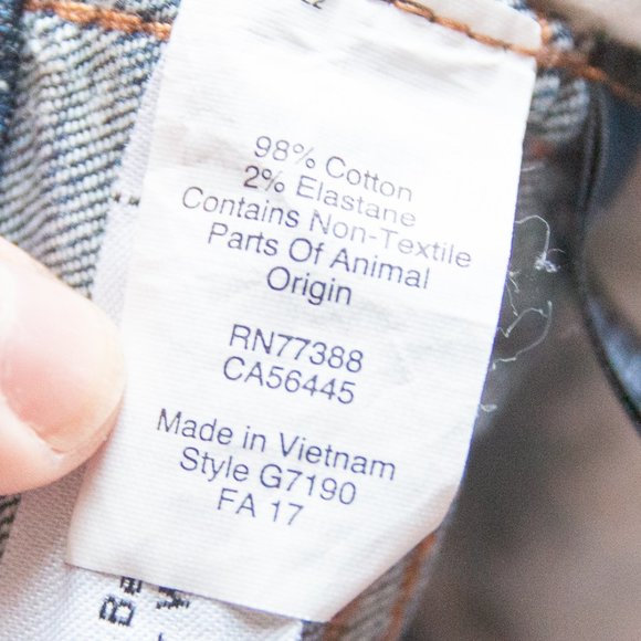 Madewell 9" High Rise Skinny Dark Wash Distressed Hole Jeans Size 27 - Picture 6 of 12